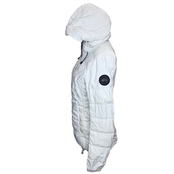Canada Goose White Abbott Packable Puffer Winter Jacket Black Label Women SP - Picture 3 of 15